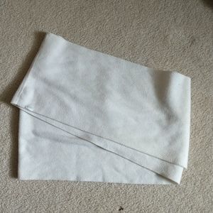 Ivory fleece infinity scarf